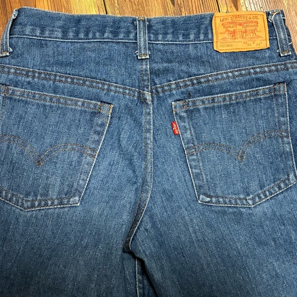 Vintage Levi’s 717-0613 Jeans 30x29 Made in USA Straight Leg Classic Denim 70’s - Picture 13 of 15